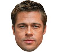 Brad Pitt (Stubble) Big Head. Máscara más grande que la vida.
