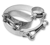 Bradas GBS108/24 W1 - Abrazadera de perno articulado (104-112 mm/24 mm, 5 unidades, plata, 12 x 12 x 2,5 cm)