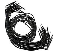 BRADAS® - Juego de 25 goteros de riego, micro flecha, gotero, rectangulares, con manguera de 50 cm y adaptador doble, sistema de riego para plantas, riego por goteo para jardín, plantas