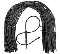 BRADAS® Juego de 25 goteros de riego, micro flecha, rociador recto con manguera de 50 cm y adaptador, sistema de riego, riego por goteo, jardín, plantas, césped