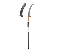 BRADAS - KT-V1501-300 Sierra profesional con mango ajustable 135-300 cm, sierra extensible para poda, sierra multiusos para podar a mano.