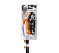 BRADAS - KT-V1521-375 - Cepillo con sierra profesional y mango ajustable 155-375 cm, extensible para podar, sierra multiusos para podar a mano, longitud hoja 23 cm, ojal 26 mm.
