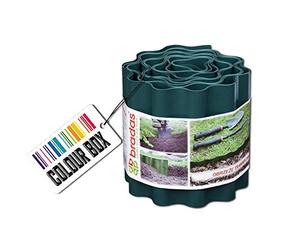 Bradas Layflat obfg 0920 Borde césped 9 m x 20 cm, Color Verde