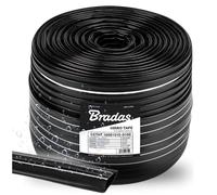 Bradas - Manguera de riego por goteo de 100 m - Riego preciso por goteo 1,5 l/h cada 15 cm - Manguera pulverizadora perfecta para invernadero, jardín - 16 mm de diámetro - Flujo uniforme, sin