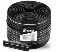 Bradas - Manguera de riego por goteo de 100 m, riego preciso por goteo de 1,5 l/h, manguera pulverizadora perfecta para invernadero, jardín, 16 mm de diámetro, flujo uniforme, sin obstrucciones