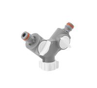 Bradas, modelo wl-2223, conector de unión 2 vías 3/4' con válvulas,