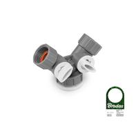 Bradas, modelo wl-2224, distribuidor 2 vías 1'-3/4' con válvulas, id