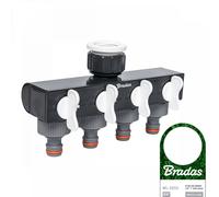 Bradas, white line, modelo wl-3033, válvula de paso, pieza y accesori
