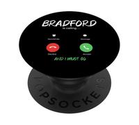 Bradford está Llamando y Debo IR a Inglaterra Viajando PopSockets PopGrip Adhesivo
