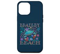 BRADLEY BEACH NEW JERSEY BLUE CRAB VERANO PLAYA VACACIONES Arte Carcasa para iPhone 12 Pro Max