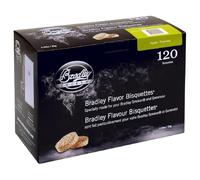 Bradley - Maderas de bisquettes para ahumador (Sabor a Manzana, 120 Unidades)