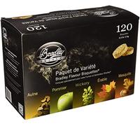 Bradley Technologies Bisquettes ahumadores 5 sabores variados (120 unidades)