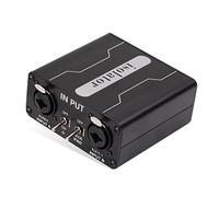 BRADOC 1 unids GX200 Aislador de audio de doble canal 6.5 XLR Mezclador Aislador Audio Sonido Mezclador de Ruido Micrófono Filtro de Masa Común
