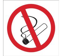 Brady 25182 - Señal de plástico con texto en inglés"No Smoking Picto", 17,8 x 25,4 cm