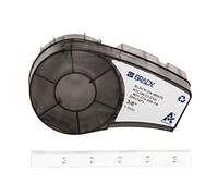 Brady M21-375-499-TB cinta de tela de nylon negro sobre blanco 9,53 mm x 4,90 m