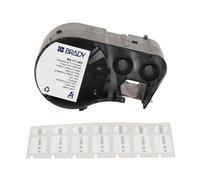 Brady M5-117-492 FreezerBondz etiquetas de poliéster negro sobre blanco 12,7 mm x 25,4 mm