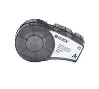 Brady Etiquetas de vinilo reposicionables de la serie M21 de 0.75 pulgadas de ancho x 20 pies de largo BK/WH