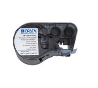 Brady M-125-075-342 cinta termorretráctil negro sobre blanco 19.05 mm x 6.00 mm (original)