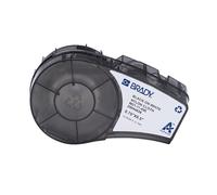 Brady M21-11-499 cinta de tela de nailon negra sobre blanco 19,05 mm x 12,70 mm