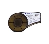 Brady M21-125-C-342-YL cinta termorretráctil negro sobre amarillo 6,00 mm x 2,10 m