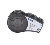 Brady M21-137-499 cinta de tela de nylon negra sobre blanco 50,80 mm x 19,05 mm (original)