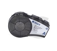 Brady M21-18-499 cinta de tela de naylon negra sobre blanco 25,40 mm x 19,05 mm