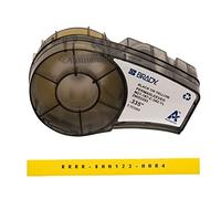 Brady (M21-187-C-342-YL) Manguito de poliolefina termorretráctil PermaSleeve para BMP21-PLUS; BMP21 8.50 mm x 2.10 m Negro sobre amarillo