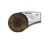 Brady M21-250-C-342-YL cinta termorretráctil negro sobre amarillo 11,15 mm x 2,10 m