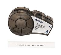 Brady (M21-375-7425) Cinta de polipropileno para BMP21-PLUS; BMP21-LAB; BMP21 9.53 mm x 6.40 m Negro sobre blanco