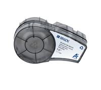 Brady M21-500-403 cinta papel soluble en agua negro sobre blanco 12,70 mm (original)