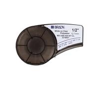 Brady M21-500-430-WT inta poliéster blanco sobre transparente 12,7 mm x 6,40 m