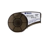 Brady M21-500-461-AW cinta de poliéster laminado negro sobre blanco 12,7 mm x 6,40 m (original)