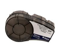 Brady ( M21-750-414 ) Material de impresión BradyGrip para cinta de cierre para BMP21-PLUS; BMP21-LAB; BMP21 19.05 mm x 3.048 m Negro sobre blanco