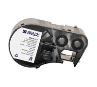 Brady M4-11-427 etiquetas de vinilo laminado negro sobre blanco/transparente 19,05 mm x 12,7 mm x 9,53 mm (original)