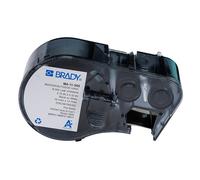Brady M4-11-595 etiquetas de vinilo negro sobre blanco 19,05 mm x 12,70 mm (original)