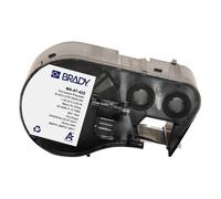 Brady M4-47-422 etiquetas continuas de poliéster negro sobre blanco 25,40 mm x 12,70 mm (original)