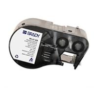 Brady M4-47-428 etiquetas de poliéster metalizado negro sobre gris claro 25,40 mm x 12,70 mm