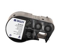 Brady M4-49-422 etiquetas permanentes de poliéster negro sobre blanco 25,4 mm x 25,4 mm (original)