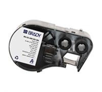 Brady M4-83-499-RD-BK etiquetas de tejido de nailon negro sobre rojo Ø 12,7 mm