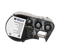 Brady M4-83-499-YL-BK etiquetas de tejido de nailon negro sobre amarillo Ø 12,7 mm