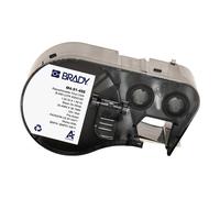 Brady M4-91-498 etiquetas de tela de vinilo reposicionables negro sobre blanco 25,40 mm x 38,10 mm (original)