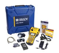 Brady M410 Kit de Impresora de Etiquetas Portátil + Software - Etiquetadora Industrial para Etiquetas para Entornos Difíciles - Incl. Estuche, Cable EU y 1 Cartucho de Etiquetas- Sustituye a BMP41