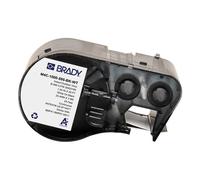 Brady M4C-1000-595-BK-WT etiquetas de vinilo blanco sobre negro 25,40 mm x 7,62 m