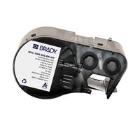 Brady M4C-1000-595-BK-WT etiquetas de vinilo blanco sobre negro 25,40 mm x 7,62 m (original)