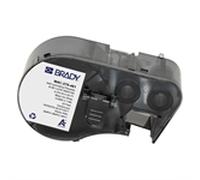 Brady M4C-375-461 etiquetas de poliéster laminadas negro sobre blanco 9,53 mm x 7,62 m