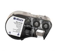 Brady M4C-375-498 etiquetas de tela vinílica negro sobre blanco 9,53 mm x 6,1 m
