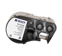 Brady M4C-375-499 etiquetas de nylon negro sobre blanco 9,53 mm x 4,88 m