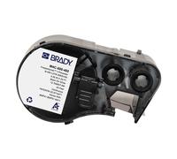 Brady M4C-500-492 FreezerBondz cinta de poliéster negro sobre blanco 12,7 mm x 7,62 m