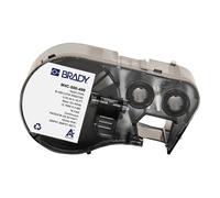 Brady M4C-500-499 etiquetas continuas de tejido de nailon negro sobre blanco 12,70 mm x 4,88 m