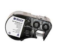 Brady M4C-500-595-BL-WT etiquetas de vinilo blanco sobre azul 12,70 mm x 7,62 m (original)
